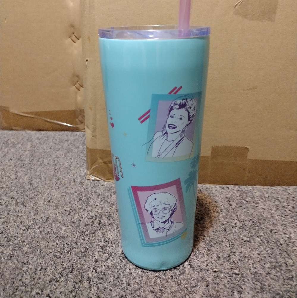 Golden Girls Tumbler With Lid & Straw 20 FL OZ